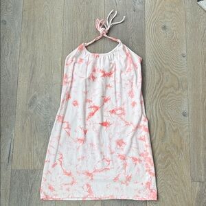 Victoria's Secret Pink Tie-Dye Mini Scoop Neck Bra Top Halter Dress -Small